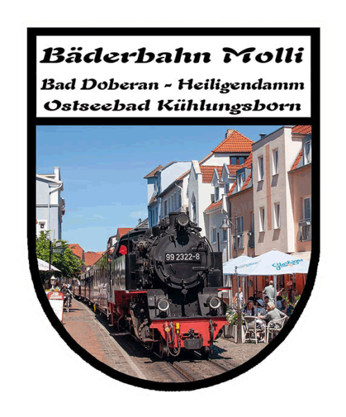 Fotoaufkleber Bäderbahn Molli