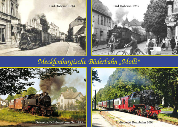 Ansichtskarte Bäderbahn Molli 5107